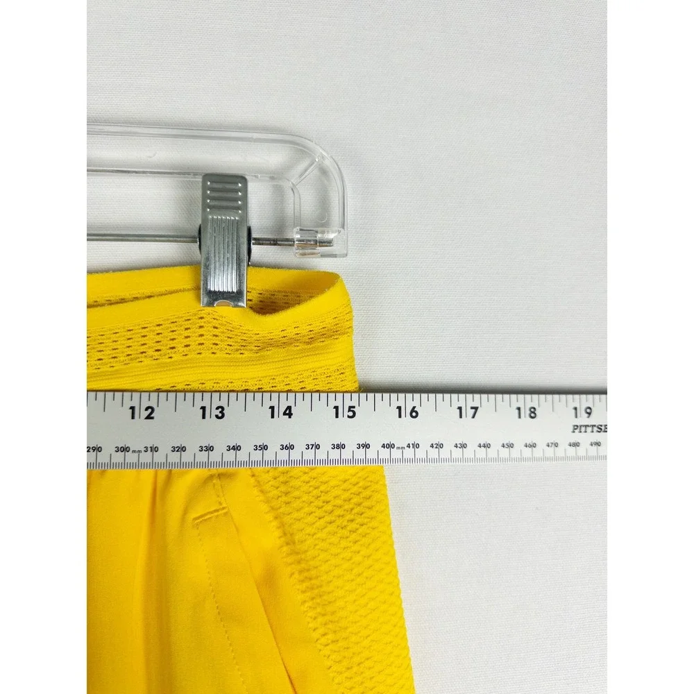 Jordan Brand Michigan Wolverines Basketball Shorts Mens M Yellow Streetwear Athl